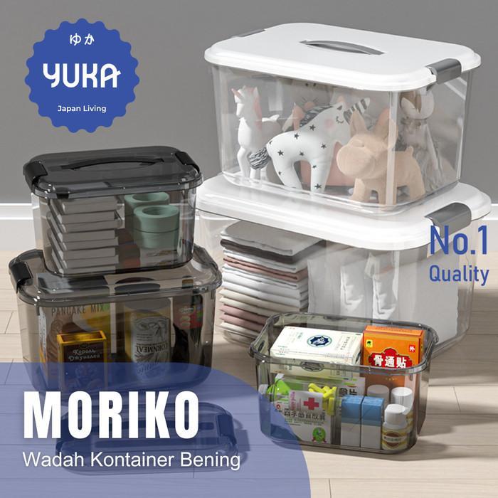 YUKA Wadah Box Storage Multifungsi Minimalis Wadah Storage Transparan