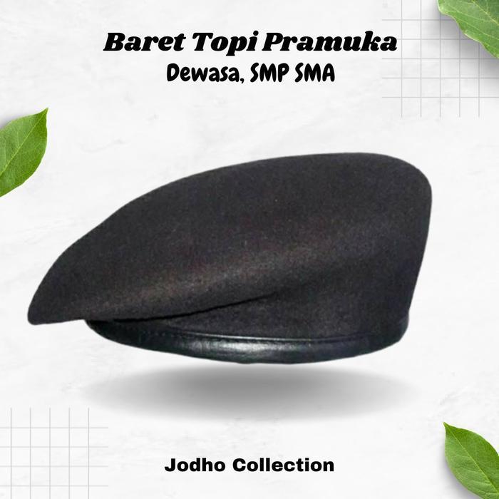 Topi Baret Pramuka Putra / Baret Pramuka SD - DEWASA