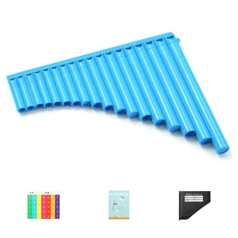 Portable C Scale Panpipe with Ergonomic Layout Flute Pan Flute Folk Musical