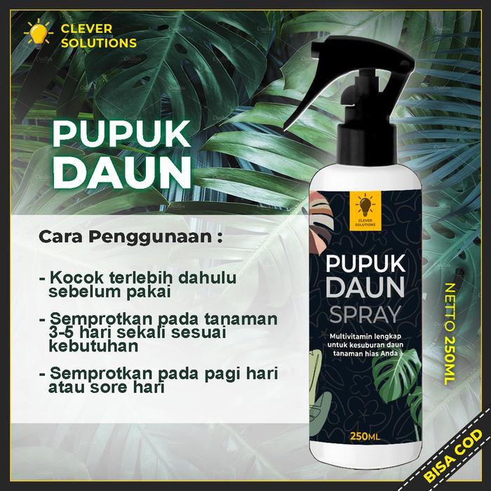 Little_Little_ Clever Solutions - Pupuk Daun Spray (Pupuk Daun Tanaman Hias, Nutrisi Suplemen