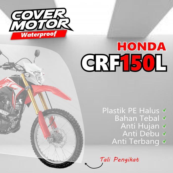 TOPCAR SARUNG SEPEDA MOTOR TRANSPARAN HONDA CRF 150 L PLASTIK WATERPROOF MOTORCYCLE