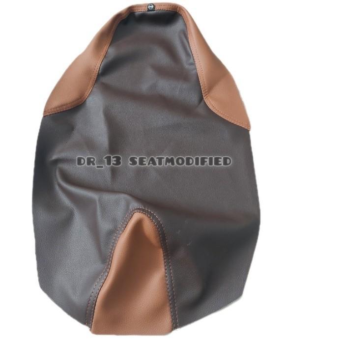 Kulit Jok Custom Bahan Mbtech Honda Genio Warna Coklat