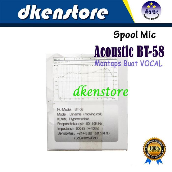 Thebest- Spool Mic Acoustic BT58 Vocal Original