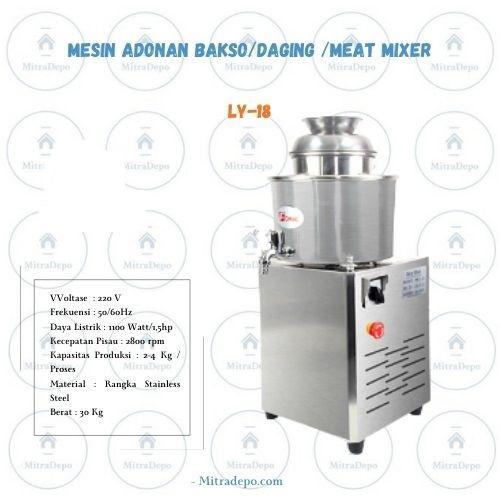 MESIN ADONAN BAKSO/DAGING /MEAT MIXER TYPE LY-18