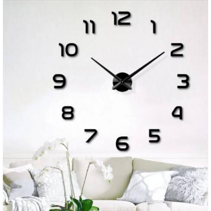 Jam Dinding Hias Aesthetic / Jam Dinding DIY Hiasan Ruangan / Jam Dinding Tempel DIY / JDD DIY