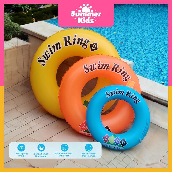 Pelampung renang anak & remaja motif huruf abcd