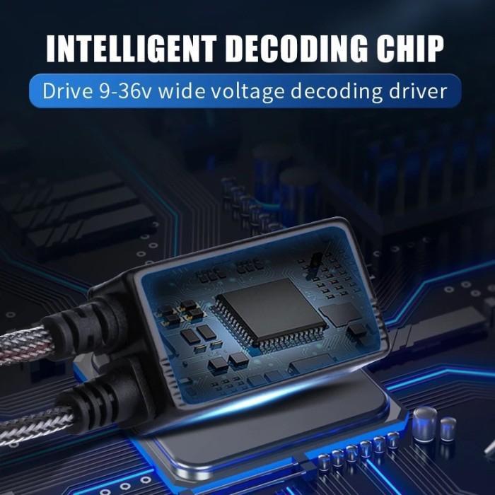 Ready Lampu LED Mobil V50 - 110 Watt H4 H1 H3 H7 H8 H11 H16 9005 9006 9012