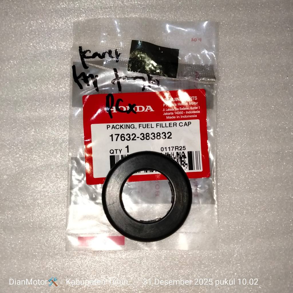 AHM 17632383832 KARET TUTUP TANGKI PCX SCOOPY VARIO STYLO ALL BBK ORIGINAL#
