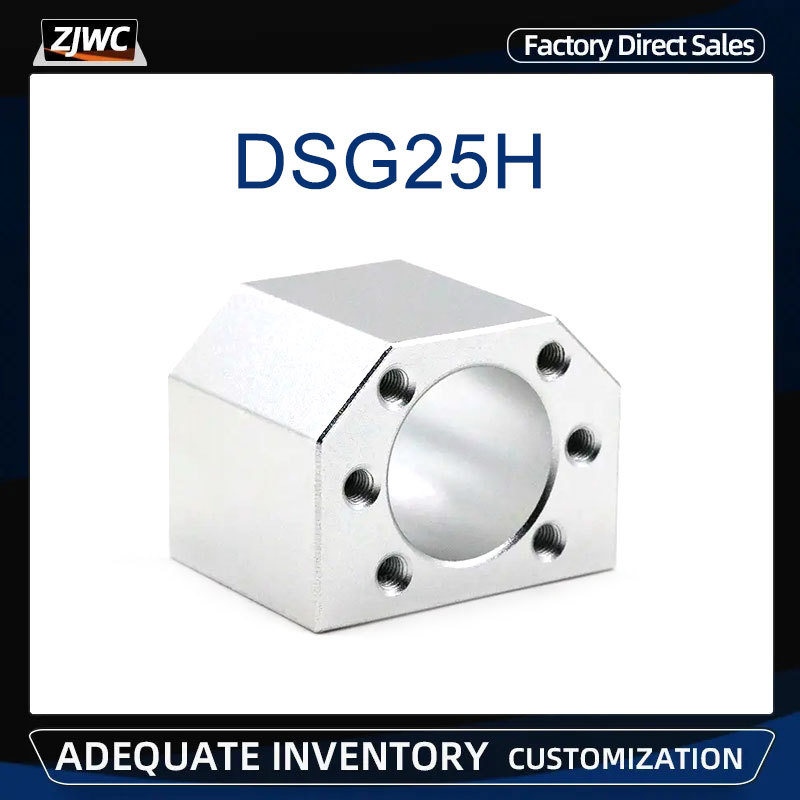 JUAL  Ball Screw Bolt Set 1pc DSG25H Ballscrew SFU2504/SFU2505/2510 Bearing Nut Housing SFU2505 CNC 
