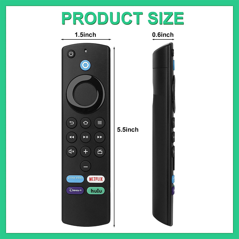 Replacement Bluetooth Voice Remote Control for Fire TV Stick 4K Max 3rd Gen Stick Lite Cube Smart TV