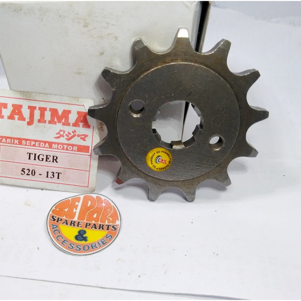 Gir Gear depan Tiger Tiger Revo 13T 520 Tajima