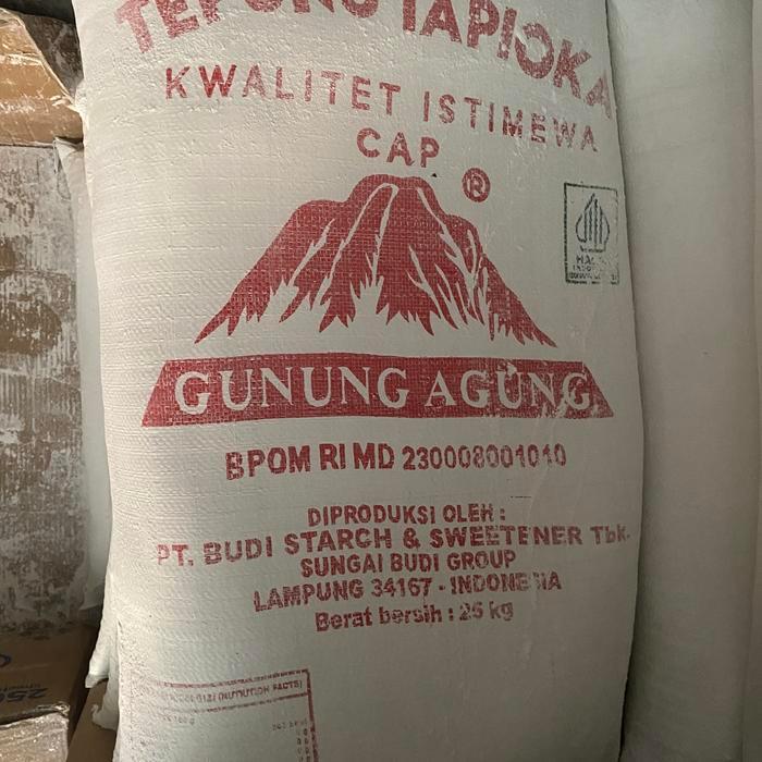 Sagu gunung sagu tapioka 25 kg bal an