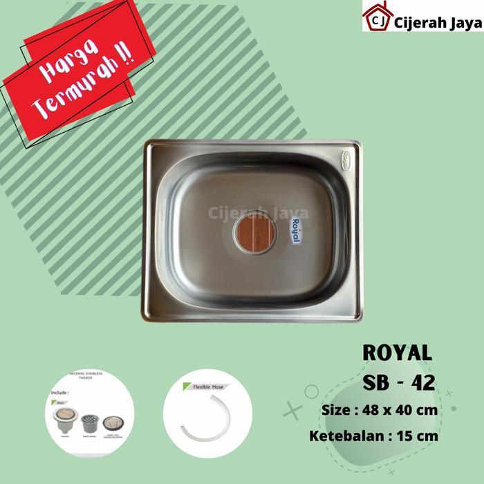 Terbaru Bak Cuci Piring Royal Sb-42 / Sink Royal Sb-42 / Wastafel Cuci Piring