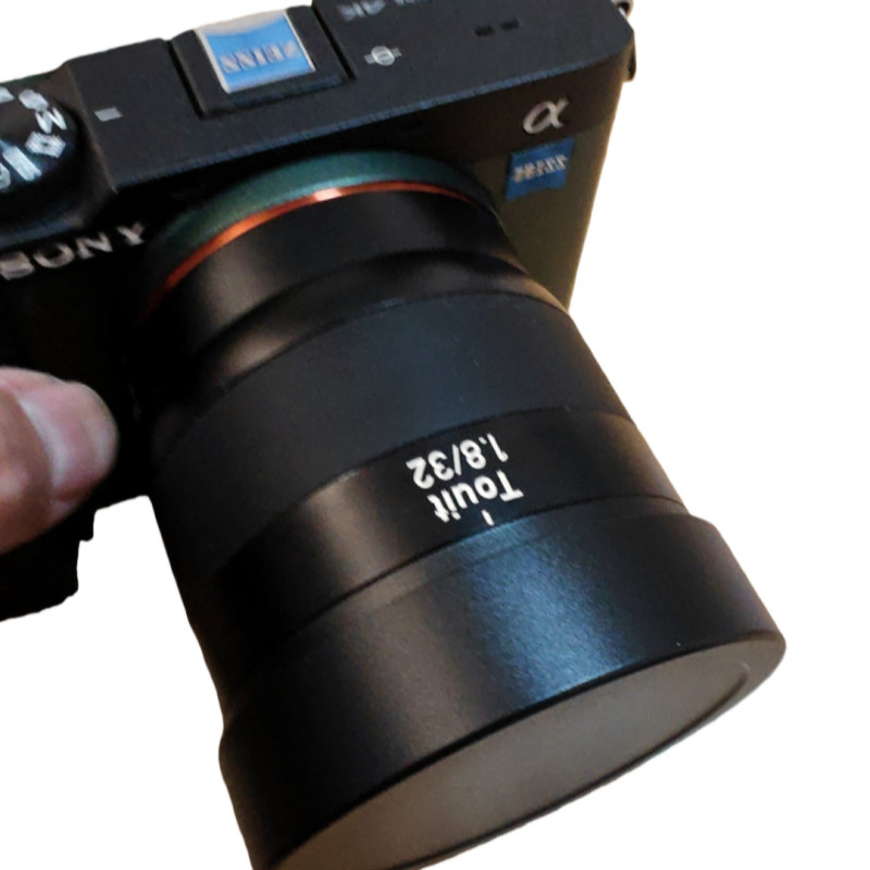 Bayonet Metal Square Lens Hood for Carl Zeiss Touit 32mm F/1.8 With Metal Cap