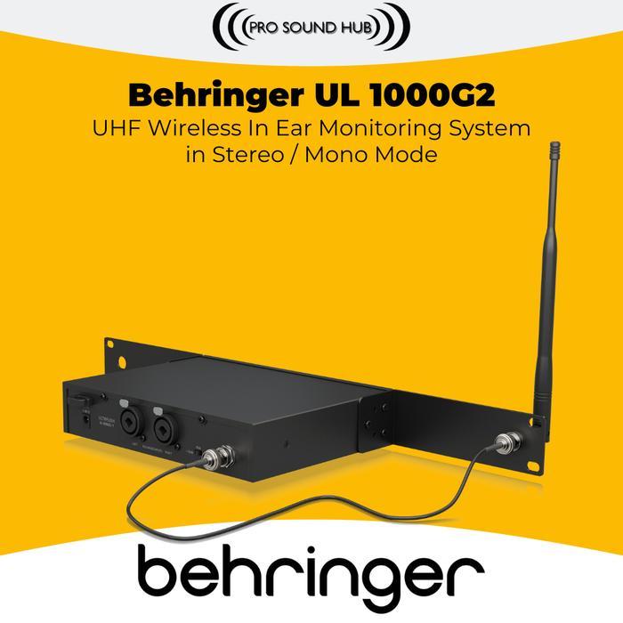 Behringer Ul 1000G2 Wireless In Ear Monitor Iem Nirkabel Uhf Monitoring Panggung Stage Headphone