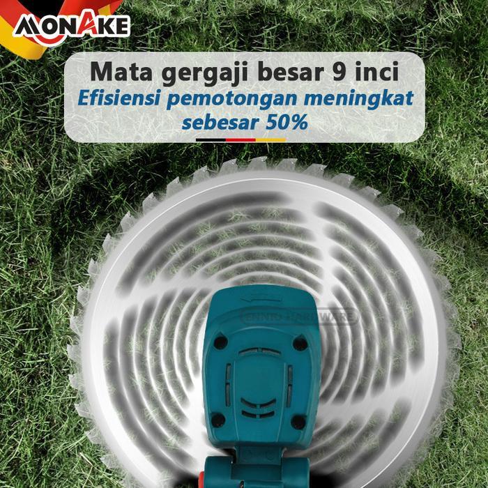 Monake Alat Jerman Brushless Mesin Potong Rumput Brushless Pemotong Rumput Listrik Pemangkas