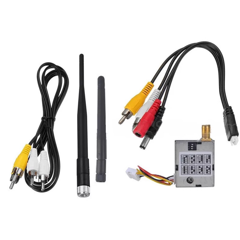 200mw Wireless CCTV Transmitter 1.2Ghz 4CH AV Sender Drone FPV Camera Transceiver Video Sender