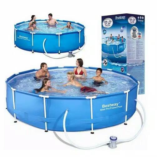 KOLAM BESTWAY PORTABLE BESAR - KOLAM RENANG TANPA POMPA 56408