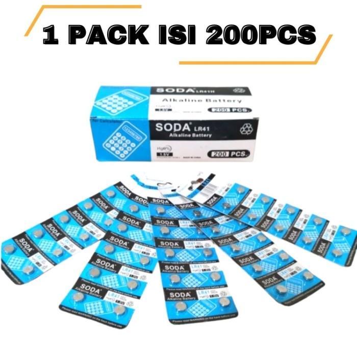 Promo Baterai Soda Lr44 Isi 1 Pcs Baterai/Batere/Battery Soda Lr44H Isi 1 Pcs - Nj