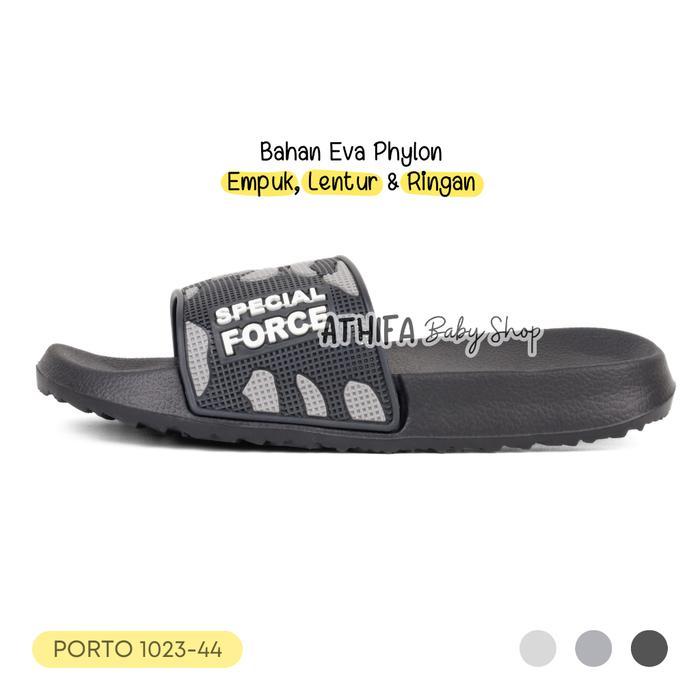 Sandal Selop Karet Anak Laki 5 6 7 8 9 10 Tahun Slip On Slop Selobong Anak Cowok Lelaki Terbaru