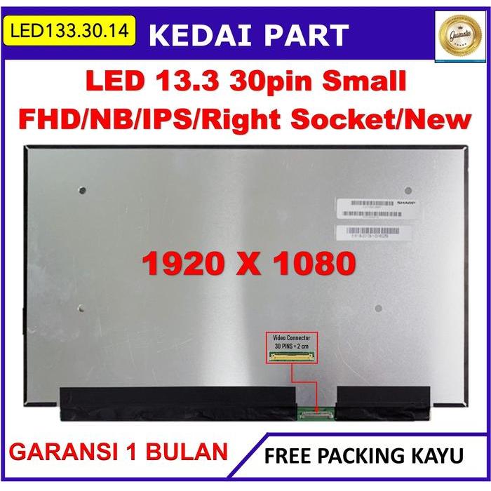 Terbaik Best Quality 100% Original Lcd Led Dell Latitude 13-5310 13-3301 P99G P97G 13.3 30 Slim Fhd