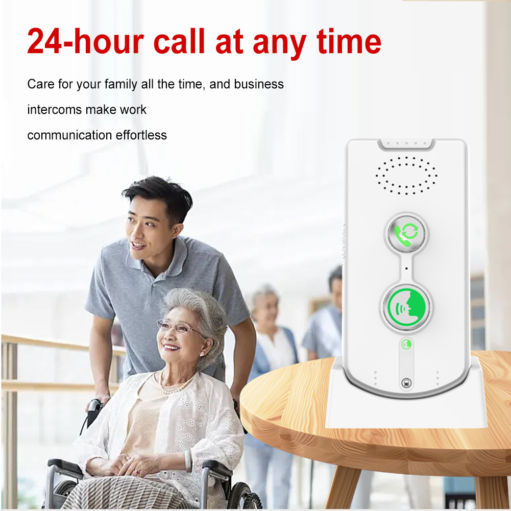 2 Way Voice Intercom Indoor Outdoor Interphone System Wireless Intercom System Fit for Home Hospital
