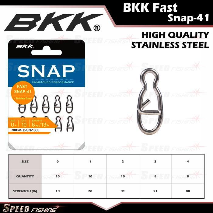 BKK Fast Snap 41 Peniti Pancing Unmatched Performance Kuat