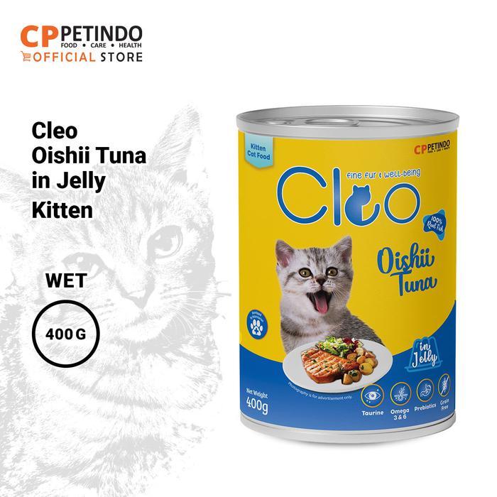 Cleo Can Kitten Oishii Tuna Jelly 400Gr
