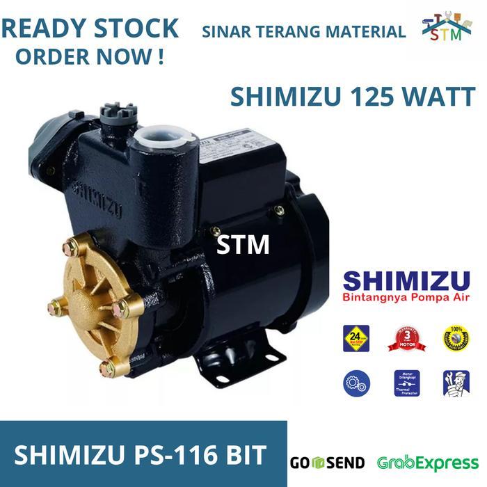 Pompa Air Shimizu Ps 116 Bit 125 Watt / Pompa Air / Shimizu Terbaru 