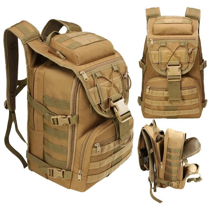 Tas Ransel Army Tas Tactical Backpack Tas Ransel Tentara Cordura 039 Hitam Cokelat Sekolah