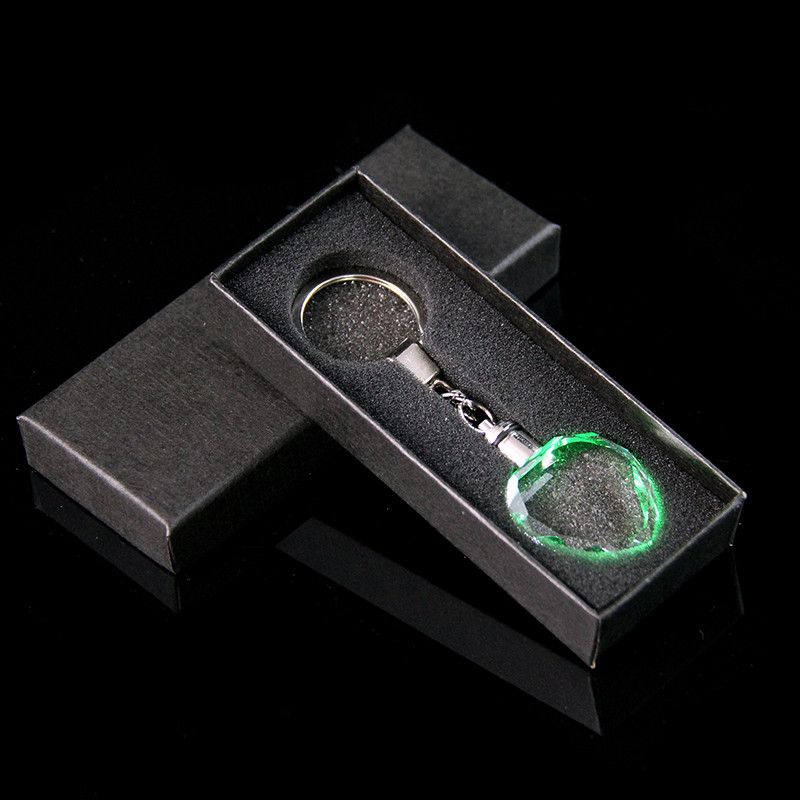 XTOOL Wholesale 10pcs Blank K9 Shining Crystal Heart Shaped Keychain for 3D Laser Engraving Crystal