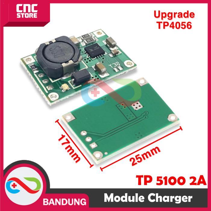 TP5100 TP 5100 2A UPGRADE TP4056 MODULE CHARGER 18650 BATTERY .
