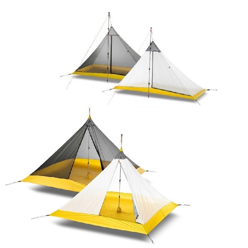 Hikeburger Knot 145cm Ultralight Pyramid 1.45m Rodless Inner Tent 2-4 Person Camping Large Tarp