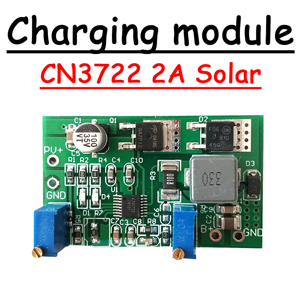 CN3722 2A Charging module MPPT Solar Panel Controller 1S 2S 3S 4S 12V lifepo4 Li-ion Lithium Battery