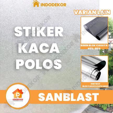 "New" Sandblast / Sticker Kaca Sandblast/ Stiker Kaca Es