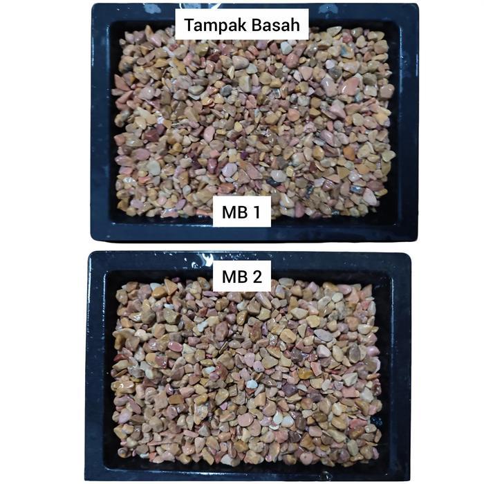 Batu Merah Bali (Batu Koral Sikat Balian Carport Lantai Garasi)
