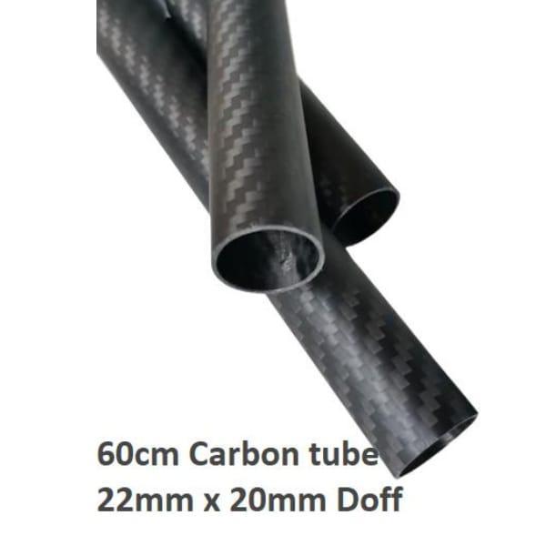 60cm Carbon Tube Pipa Karbon Diameter OD 22mm ID 20mm 3K 22x20mm dof