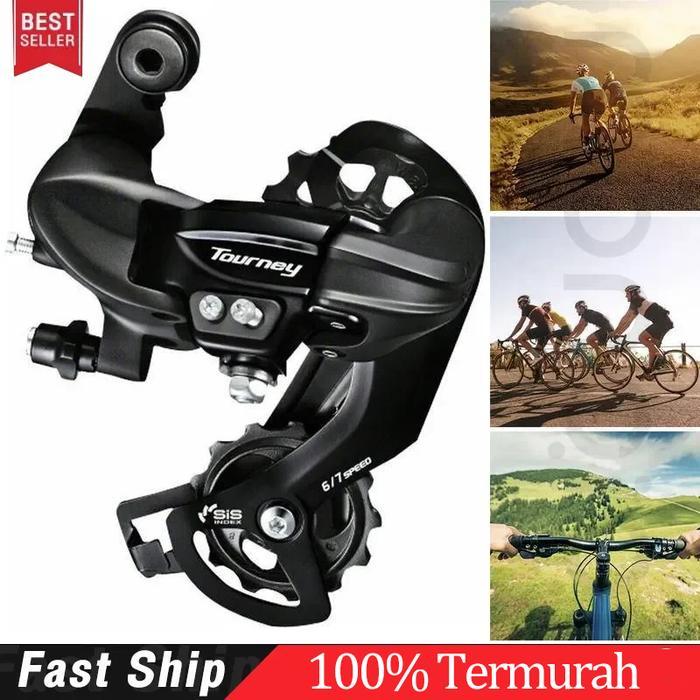 Shimano - Sepeda 6 7 8 Speed Pemindah Operan Gear Gigi Sepeda Gunung Mtb Long-Cage