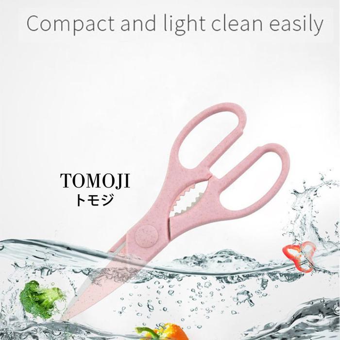 Tomoji Pisau Dapur Set - 5 Pcs Kitchen Knife Set - Pink Blue Knife Populer