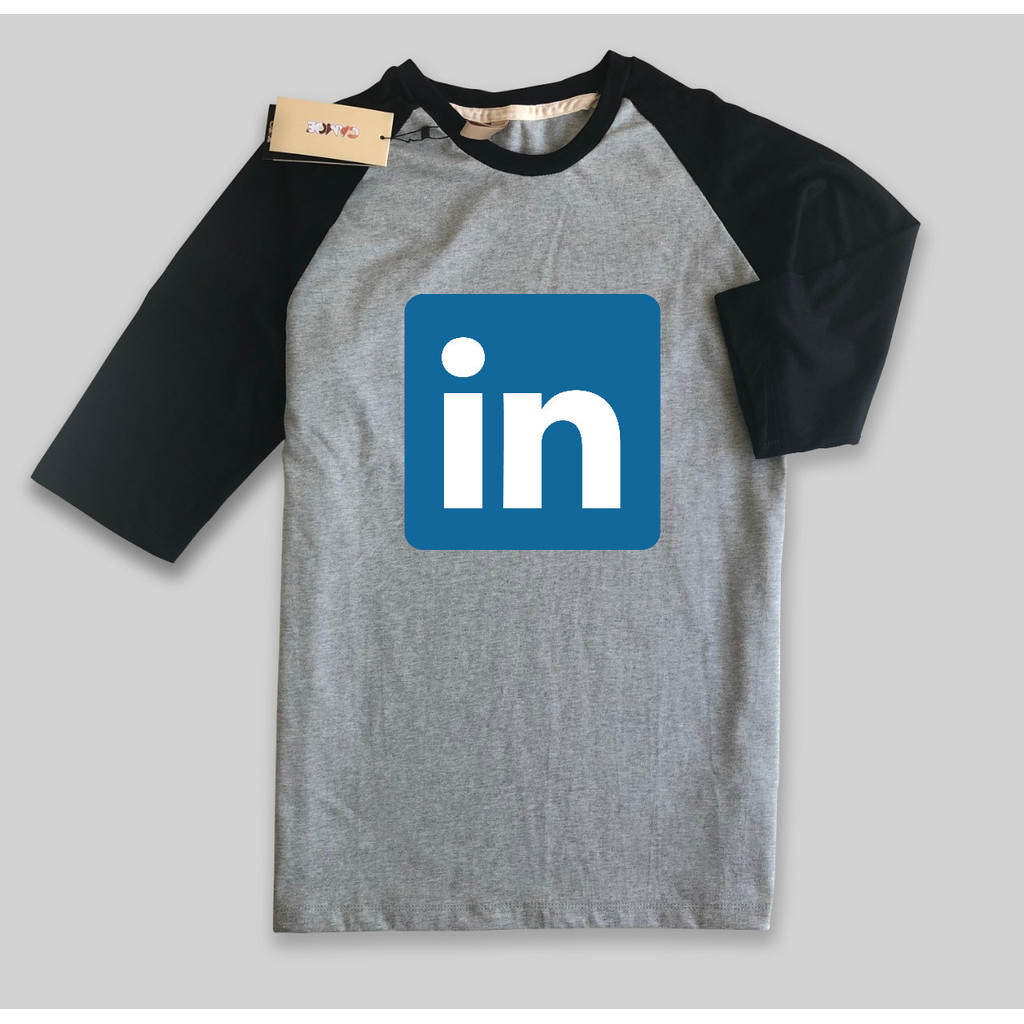 Kaos Raglan Linkedin Icon 2 logo