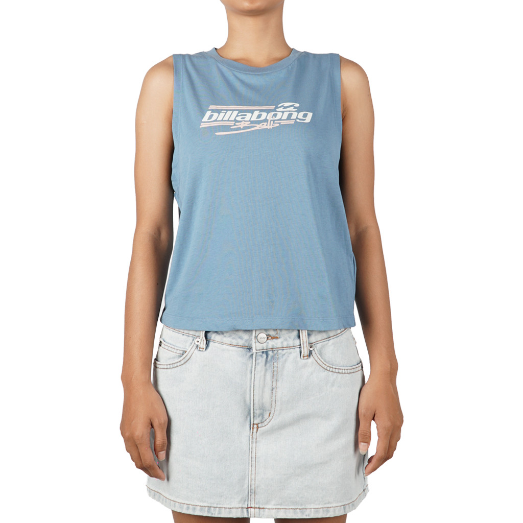 Billabong Womens Bad Dog Bali Blue Shadow T-Shirt