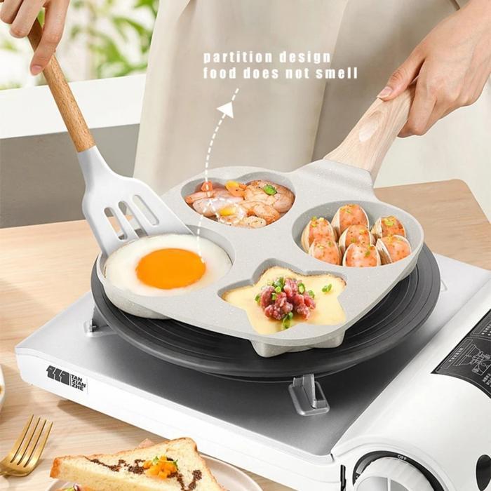 Panasonic - Panci Goreng Omelette Telur Cetakan Kue Panci 1 Sekat / 3 Sekat / Panci 4 Sekat Frying
