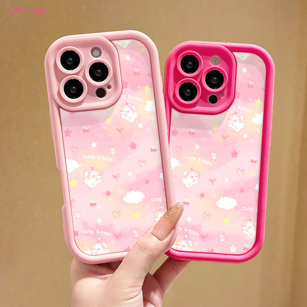 Softcase Kartun Hp Casing For OPPO A60 A54 A57 A77S A76 A96 A92 A52 A78 4G Case Cartoon Kesing Prote