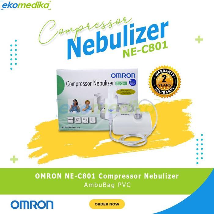 OMRON NE-C801 Compressor Nebulizer / OMRON C801 Nebulizer - Alat Terapi Pernafasan