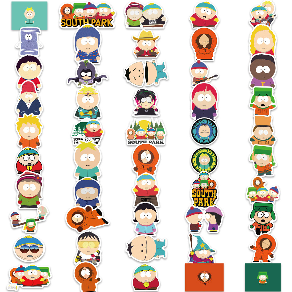 10/50pcs Cartoon anime Cute South Park Kenny Stickers Girl Pack Laptop Guitar Bicycle Skateboard Lug