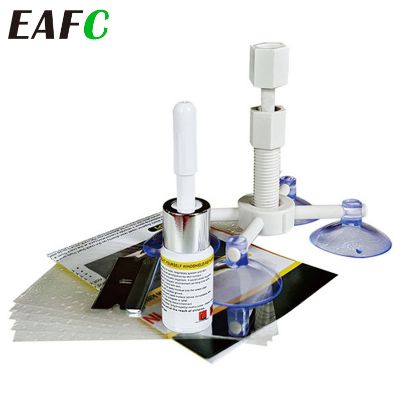 DIY Car Windshield Repair Tool Auto Window Glass Windscreen Repair Kit Restore Crack Split or Scratc