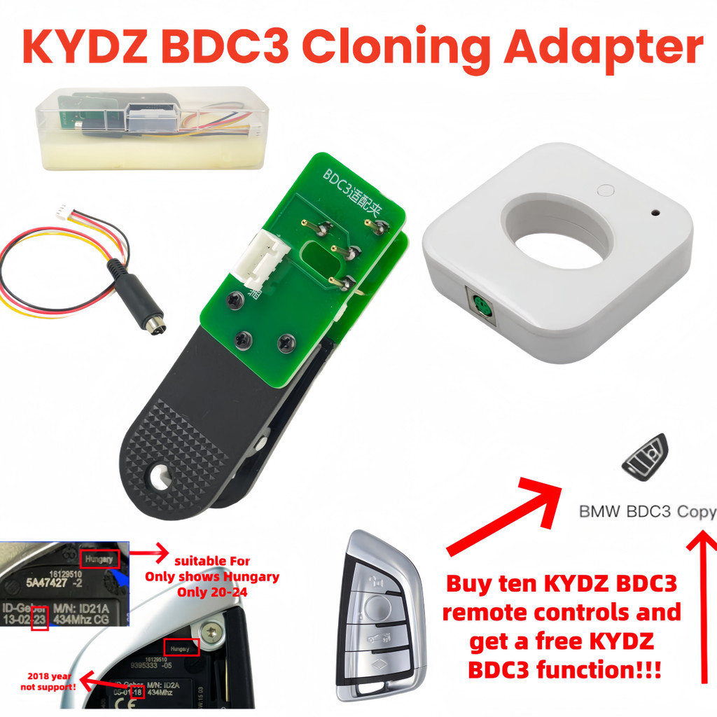 Peter-key KYDZ BDC3 Cloning Adapter For  BDC3 Adapter For  BDC3 Copy KYDZ Cube BDC2 BDC3 Smart