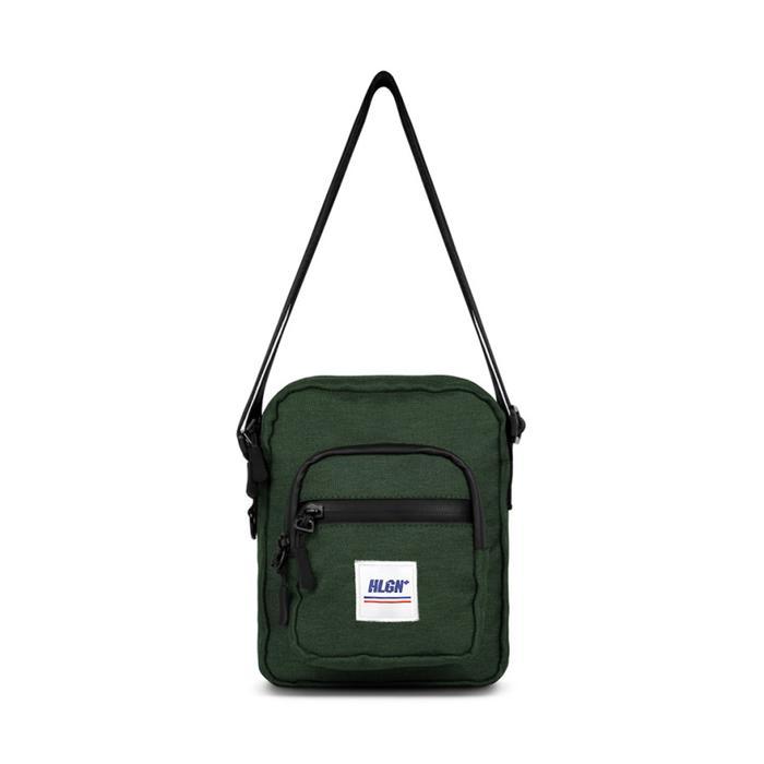 HOOLIGANS Sling Bag Basten Olive Tas Selempang Slingbag Pria