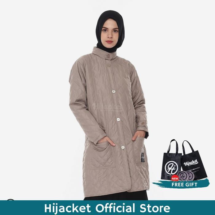 Jaket Parasut Wanita Muslimah Jumbo Hijacket Original Belva Hijaket