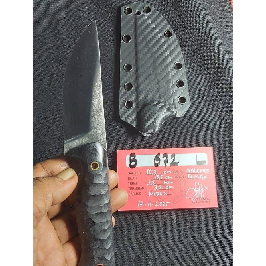 TERJUAL - #B672L, Keman Knives, Pisau Berburu, Pisau Bushcraft, Pisau Custom, Pisau Outdoor, Pisau